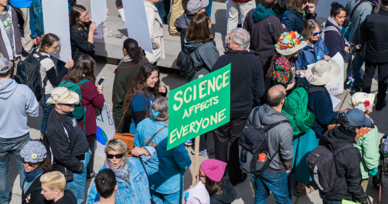 Transcripts at the Toronto March for Science